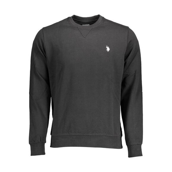 U.S. POLO ASSN. Black Cotton Men Men's Sweatshirt